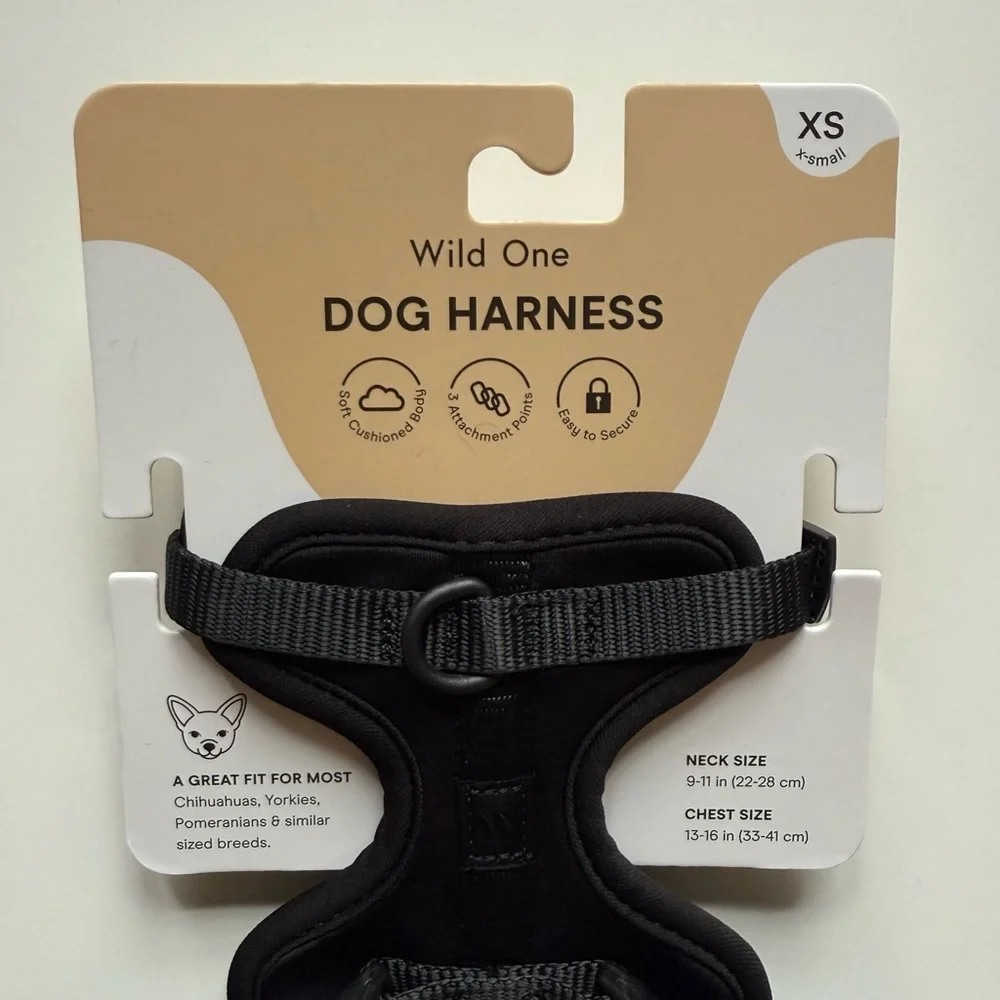 Wild One Dog Harness 3.0 - XS - Black